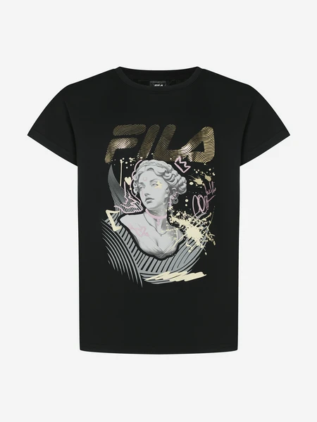 Футболка для девочек FILA, черный, арт. 31970