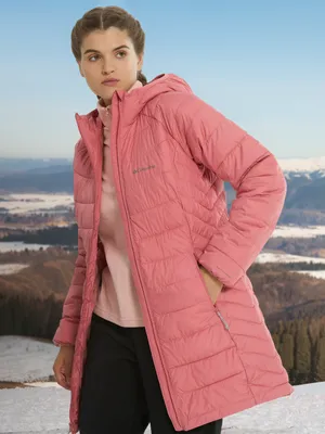 Куртка утепленная женская Columbia Powder Lite II Mid Jacket, розовый, арт. 2089371