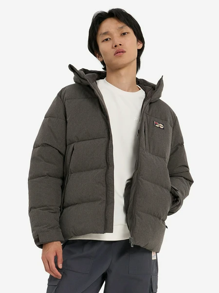 Пуховик мужской FILA, коричневый, арт. 129508fla-t4