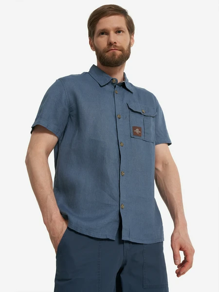 Рубашка с коротким рукавом Cordillero, синий, арт. 133808c37-z3