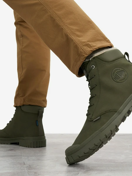 Ботинки утепленные PALLADIUM Sp20 Cuff Lth Wp Wl, зеленый, арт. 32161