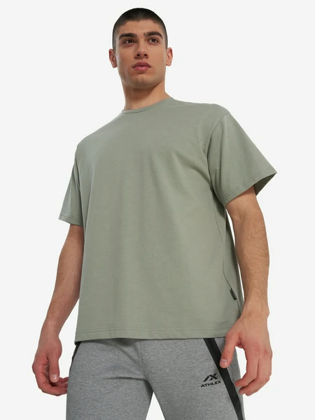 Футболка мужская оверсайз Athlex, серый, арт. 32188