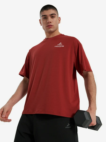 Футболка мужская Demix, красный, арт. 32240