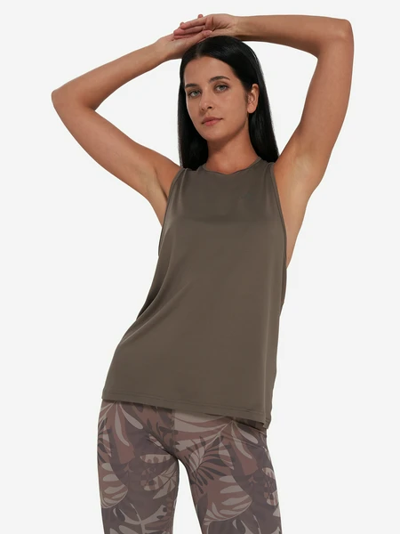 Майка женская Demix, коричневый, арт. 32469