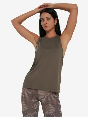 Майка женская Demix, коричневый, арт. 143493DMX-T2