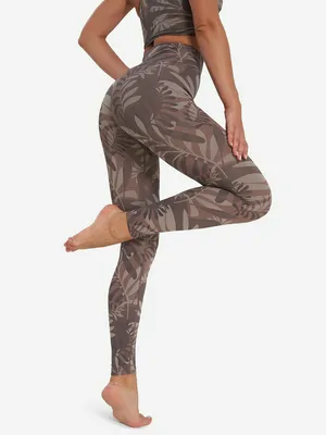 Легинсы Demix HighFlow Studio Gfx, коричневый, арт. 143449DMX-T2