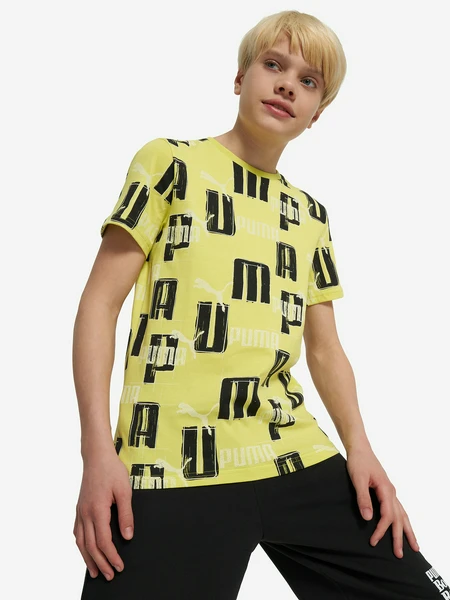 Футболка Puma Ess+ Logo Lab, желтый, арт. 679230p0p-38