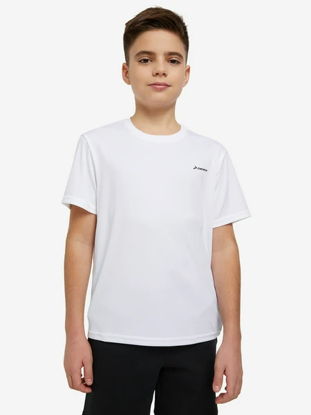 Футболка для мальчиков Demix, белый, арт. 127406dmx-00
