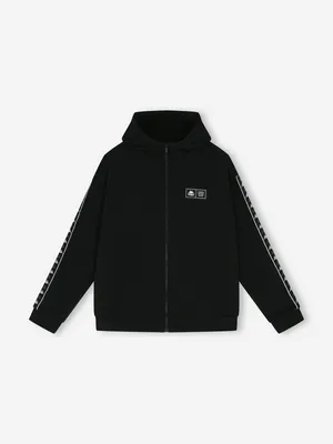 Толстовка Kappa оверсайз для мальчиков, черный, арт. 140911KAP-B2