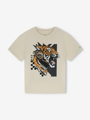 Футболка Demix для мальчиков, бежевый, арт. 142254DMX-T0