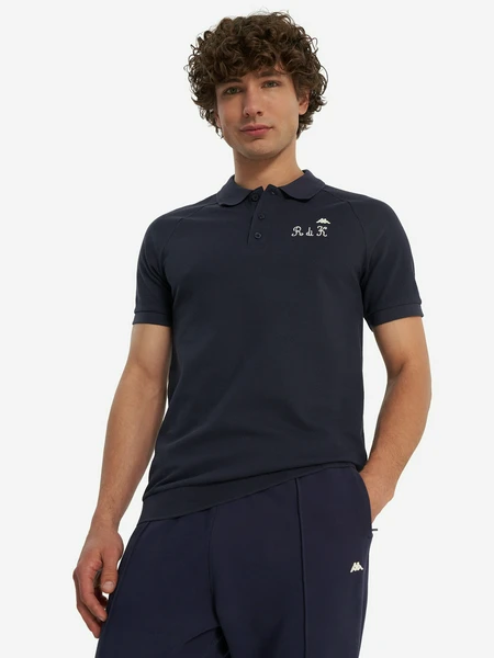 Поло Robe di Kappa, синий, арт. 140798r2y-m1