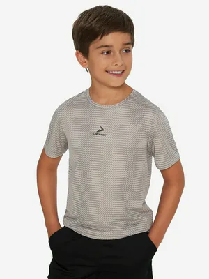 Футболка Demix для мальчиков, бежевый, арт. 140886DMX-C1