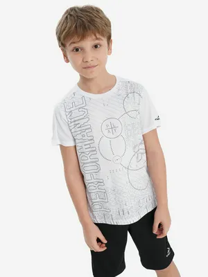 Футболка Demix для мальчиков, белый, арт. 142230DMX-00