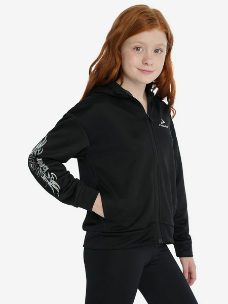 Толстовка Demix для девочек, черный, арт. 142277dmx-99
