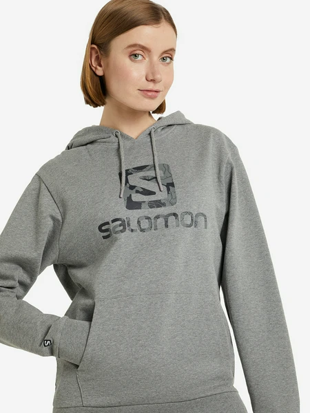 Худи Salomon Outlife, серый, арт. lc1770400s03