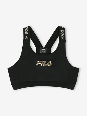 Спортивный топ-бра FILA для девочек, черный, арт. 141295FLA-99