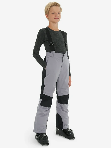 Брюки утепленные Glissade для мальчиков, серый, арт. 131820gsd-92