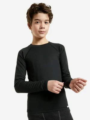 Термобелье верх Glissade для мальчиков, черный, арт. 111850