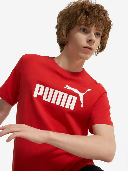 Футболка для мальчиков Puma No. 1 Logo, красный, арт. 684906p0p-11
