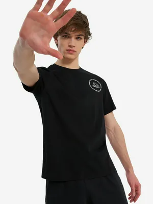 Мужская футболка Kappa, черный, арт. 140640KAP-99