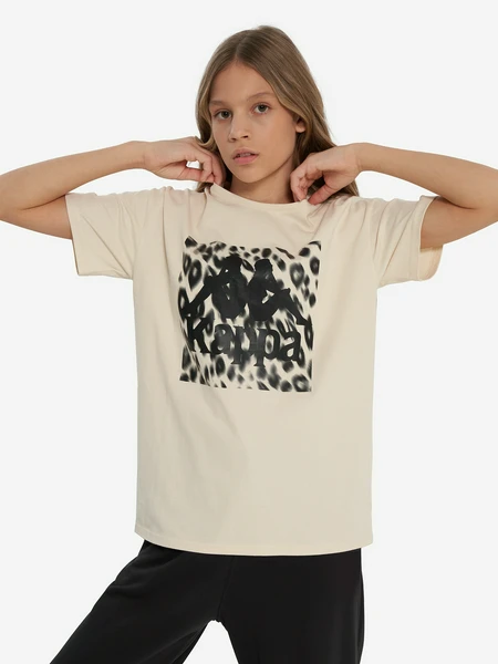Футболка Kappa для девочек, бежевый, арт. 137572kap-60