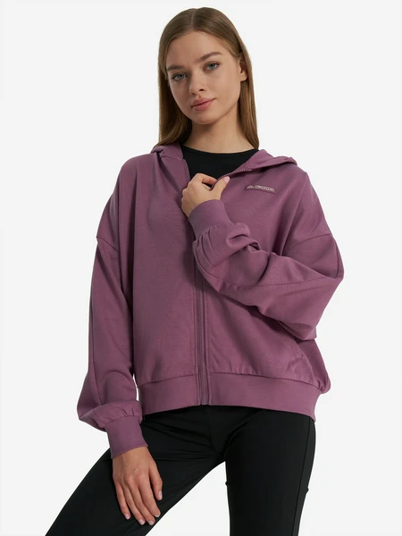 Толстовка Kappa оверсайз, фиолетовый, арт. 140737kap-x3