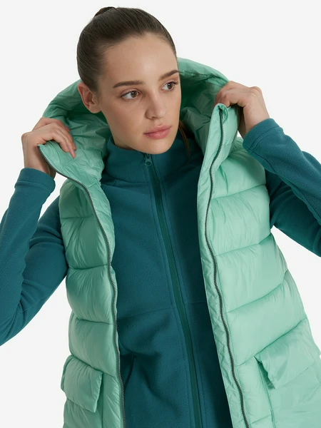 Жилет утепленный женский Outventure, зеленый, арт. 130935out-70