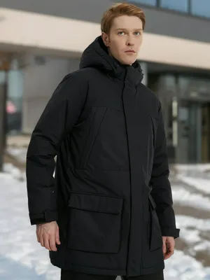 Пуховик мужской FILA, черный, арт. 129548