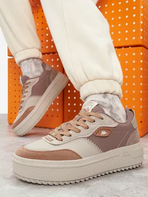 Кеды Kappa Semole, коричневый, арт. 130421