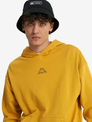 Худи мужское Kappa, желтый, арт. 130144