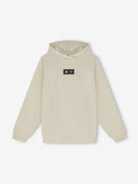 Худи Kappa Оверсайз для Девочек, бежевый, арт. 33465