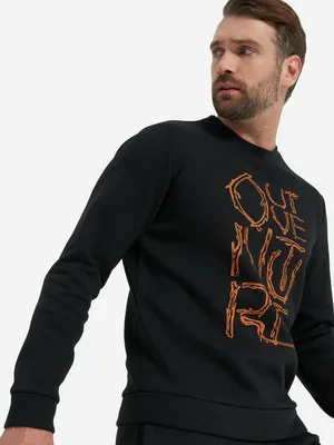 Свитшот мужской Outventure, черный, арт. 33485