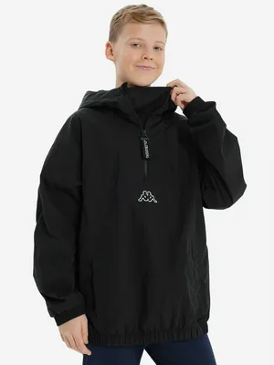 Анорак Kappa для мальчиков, черный, арт. 142306KAP-B2