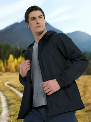 Ветровка мужская Outventure, черный, арт. 134217OUT-99