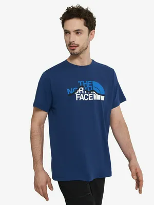 Футболка The North Face Mountain Line, синий, арт. nf0a87ntd1r1
