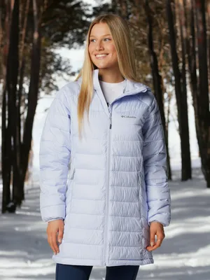 Куртка утепленная Columbia Powder Lite II Mid Jacket, голубой, арт. 33853
