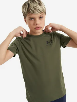 Футболка Under Armour для мальчиков, зеленый, арт. 1363280U0F-390