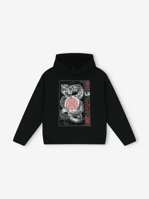 Худи Demix для мальчиков Черный, черный, арт. 142242DMX-99