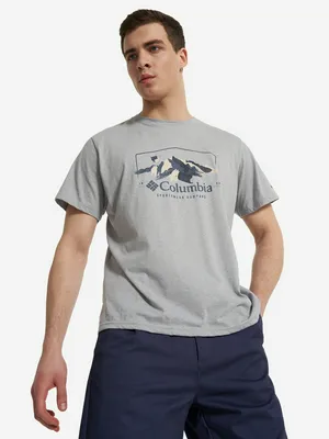 Футболка Columbia Path Lake Graphic Tee II, серый, арт. 33966