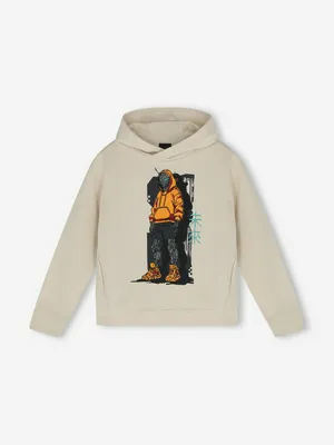 Худи Demix для мальчиков, Бежевый, бежевый, арт. 142241DMX-T0