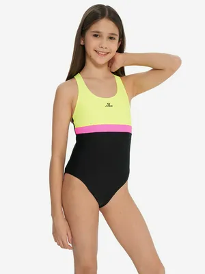 Купальник слитный Joss для девочек, черный, арт. 142407JSS-BO