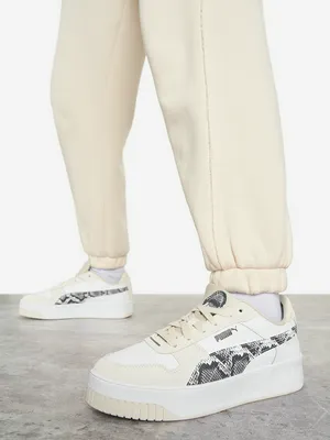 Кеды Puma Carina Street Snake Chic, бежевый, арт. 401611P0P-01