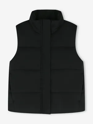 Жилет утепленный для девочек Outventure, черный, арт. 142467OUT-99