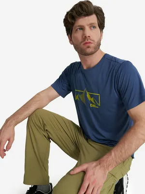 Футболка Jack Wolfskin Peak Graphic, синий, арт. 1807184J01-1292