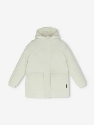 Куртка утепленная для девочек Outventure, бежевый, арт. 142492OUT-01