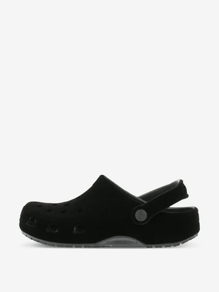 Детские сабо Crocs Classic Velvet Clog, черный, арт. 211877c1g-001