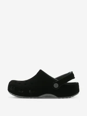 Детские сабо Crocs Classic Velvet Clog, черный, арт. 211877C1G-001