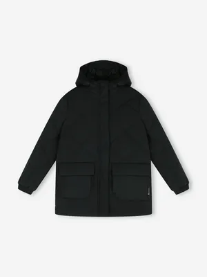 Куртка утепленная Outventure для девочек, черный, арт. 142492OUT-99