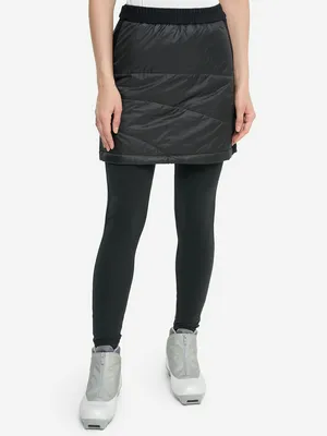 Юбка утепленная женская Loeffler PL60, черный, арт. EL17165LFR-990