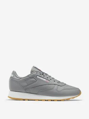 Кроссовки Reebok Classic Leather, серый, арт. 34794